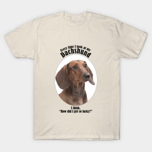 Lucky Dachshund T-Shirt